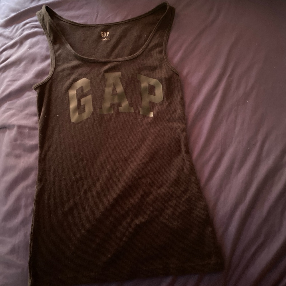 GAP Dark Charcoal Sleeveless Top